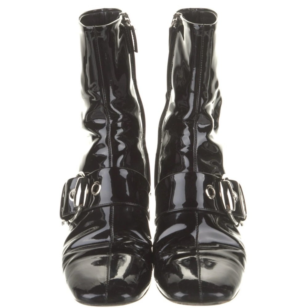 Gucci Patent Leather ♡ Sock Boots - Picture 6 of 7